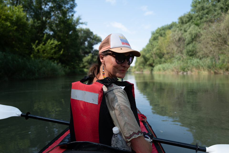 Moson Donau mit dem Kayak