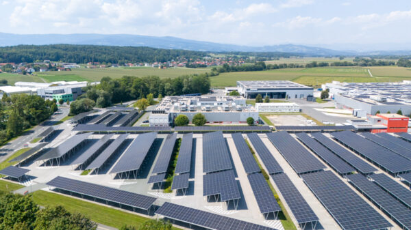Photovoltaik Luftaufnahme